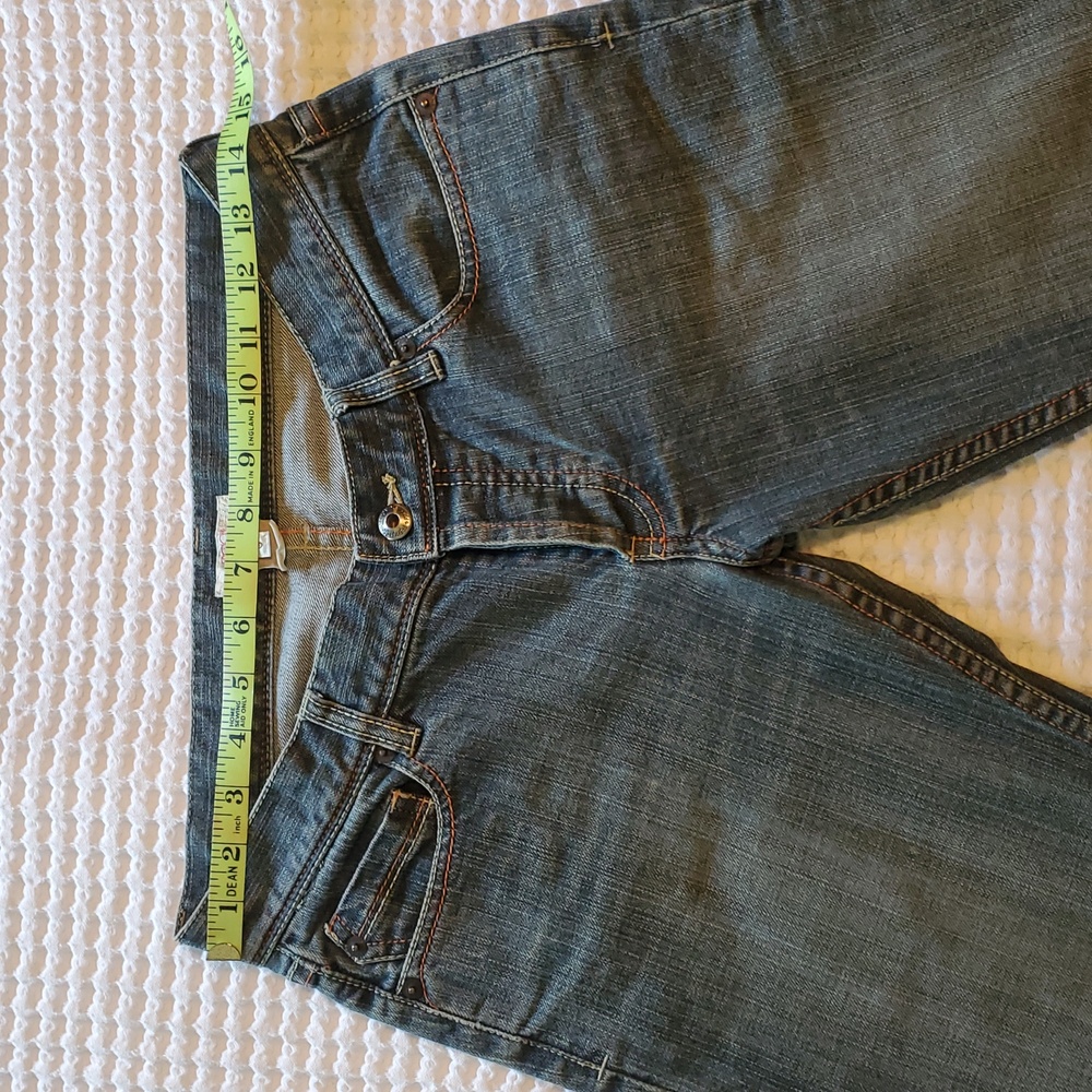 Embroidered Button Fly Jeans - Picture 9 of 14